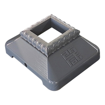 Cast Iron Bases for Highway Guardrails and Construction Piers
