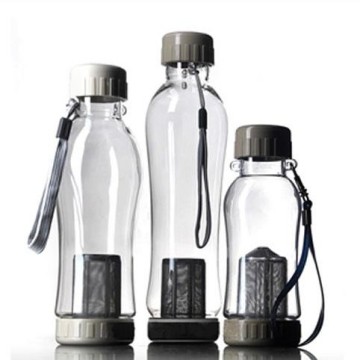 Food Grade PC Polycarbonate Travel Cup/mug with Infuser/Strainer