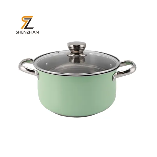 New Style Design: 24cm Stainless Steel Soup Pot for Home Kitchen Cooking