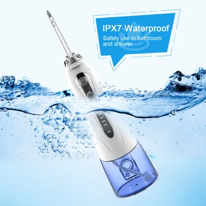 H2Ofloss Portable Electric Oral Irrigator Toothbrush Pump Water Flosser