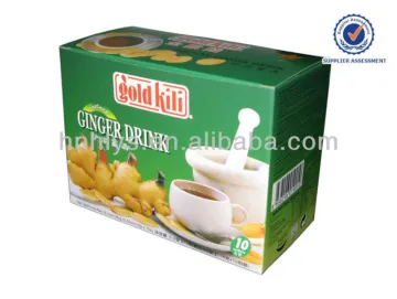Custom Good-looking Ginger Tea Cardboard Box
