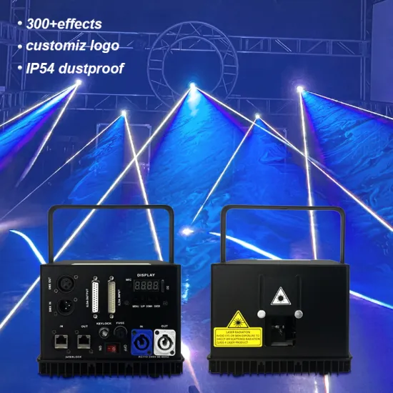 RGB Laser DJ Light Bar: 4Watt Mini Projector for Wedding and Disco Events