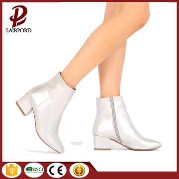 ladies ankle cheap winter PU leather boots