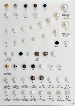 Fashion Resin Polyester Combination Button
