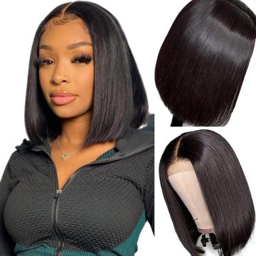 Wig Bob Straight Qasir għan-Nisa