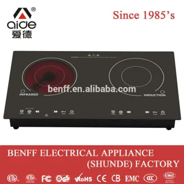 Freestanding double burner electric induction cooker far infrared heater used home appliance