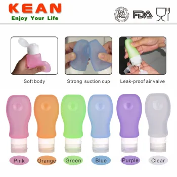 china manufacturer reusable portable silicone travel bottle/reed diffuser bottle