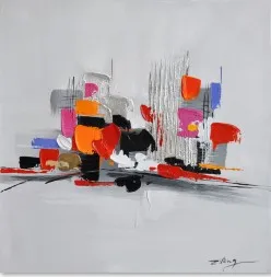 hand painted abstract art oil painting on canvas