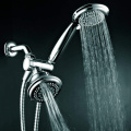 Bathroom square rain water saving shower head set