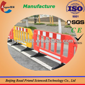 Yellow Plastic Road Traffic Fence Barrier