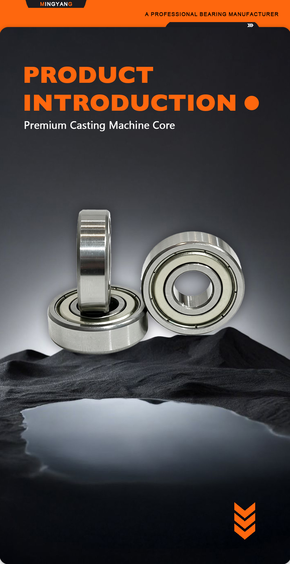 609‑ZZ Dust‑Proof Miniature Rolling Bearing x