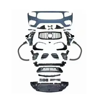 Mercedes-Benz GLB Class X247 2020-2022 Front and Rear Bumpers with Grille Kit - Upgrade to GLB35 AMG
