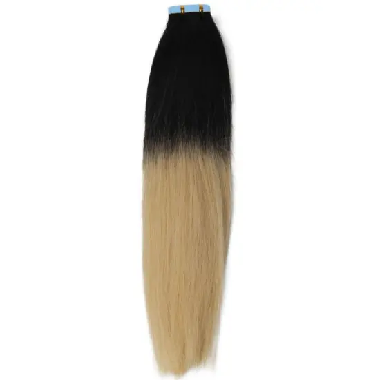 Russian PU tape in hair extensions 100% human hair piano color