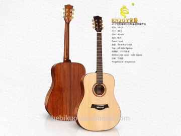 E41-C1 ALL Solid Top Spruce Sapele Acoustic Guitar Supplier