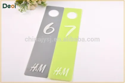 Custom specialty plastic Hang tag