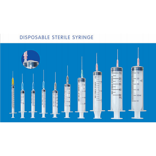 Disposable Safety Syringe With Needle Luer Lock/Slip