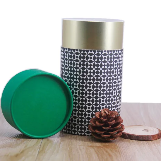 Paper foodgrade tea box tube paper cardboard packaging
