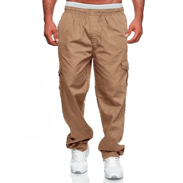 Men's Green Cargo Pants - Outdoor Hiking & Trekking Tactical Joggers with Multi Pockets