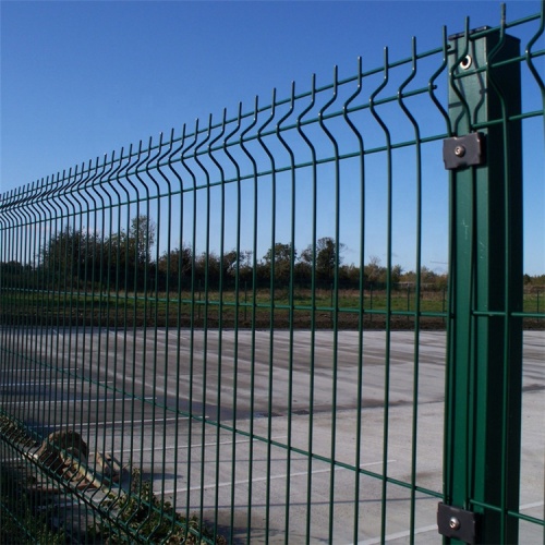 Panel de valla de malla de alambre soldado curvado