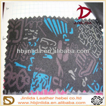 1200D color high quality soft pvc leather for handbags