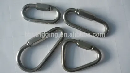 DELTA SHAPED STAINLESS STEEL QUICK LINK