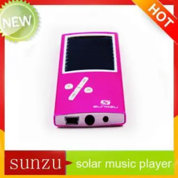 MIni Solar Battery 800mah Power MP3 Player with Radio
