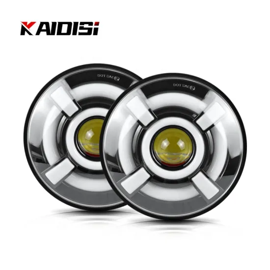 7 Inch LED Headlight: High/Low Beam Car, Truck, and Motorcycle Driving Lights