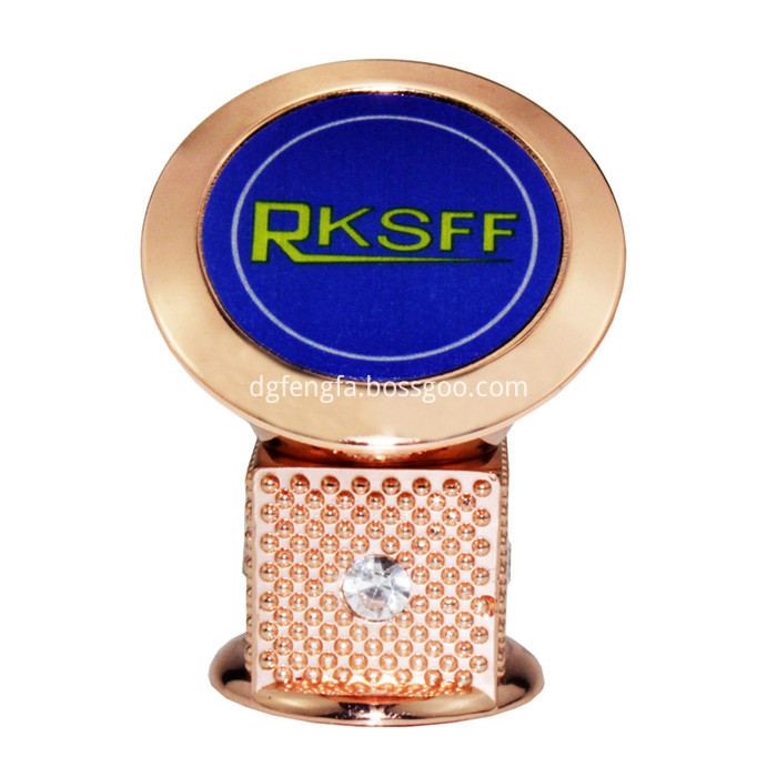 Rose Gold Magnetic Phone Holder With Diamond