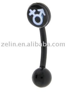 BIOPLAST MALE FEMALE Logo Eyebrow Ring,316L jewlery,body jewelry female piercing jewelry