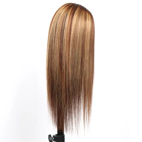 SPARK Highlight Lace front Human Hair Wigs for Black Women Brazilian Hair lace Brown Blonde Mixed Colored Wig Pre Plucked