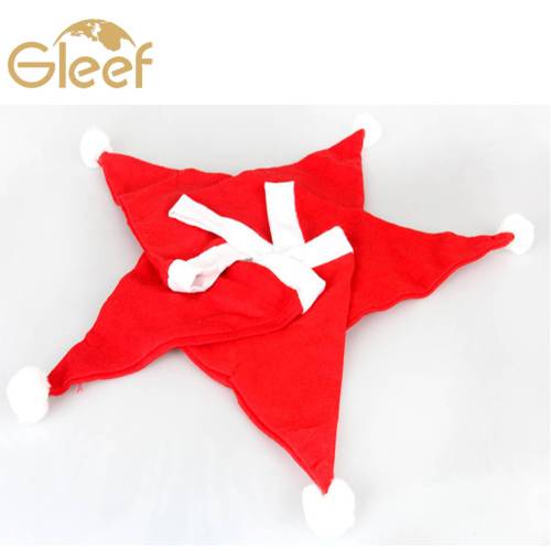 Christmas Felt Banner OEM super quality Red Color Christmas Hat Manufactory