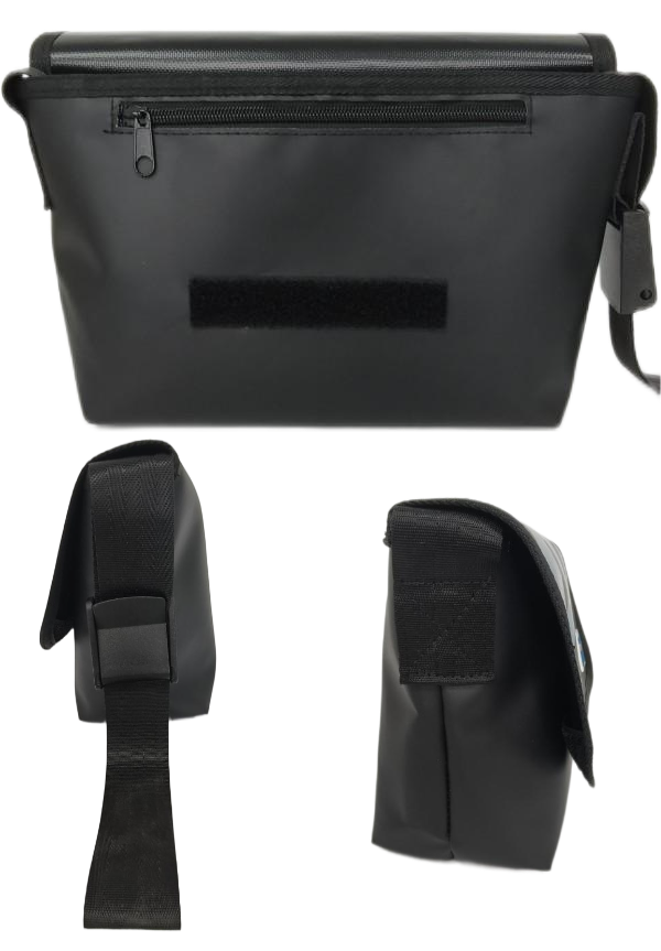 Easy to clean durable PVC messenger bags