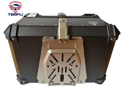 35L-45L Universal Aluminum Alloy Tail Box Trunk for Suzuki, Honda, and Kawasaki Motorcycles