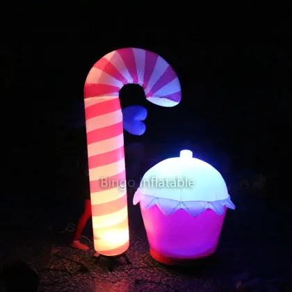 inflatable Christmas decoration crutch