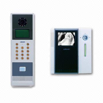 Door Entry System with Video Door Phone,Card Reader, Color or B/W Display, and Anti-vandal Feature