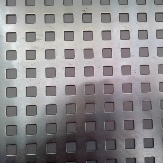 Square hole Perforated Metal Mesh