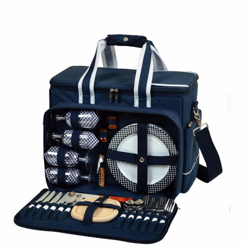 Outdoor Travel Picnic Backpack with Cooler Bag