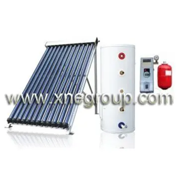 solar heat pipe manifold with solar keymark