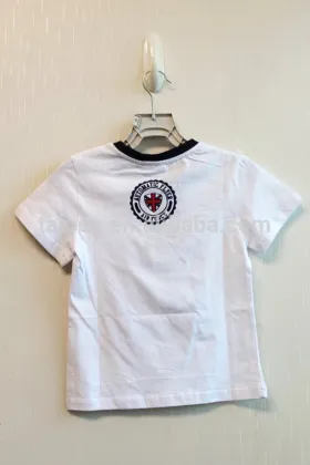 2016 Fashion Boys T-Shirts 100% Cotton Pullover T-shirt White Summer T-shirt