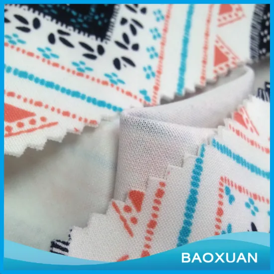 100%polyester 75D72F scuba printing fabric