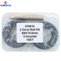 079610 2 ড্রাইভ রোল কিট 5/64``/2.0mm V-Knurled