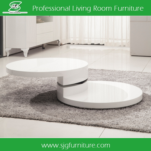 Expandable Center Table Rotating Center Table Fashion Life Center Table