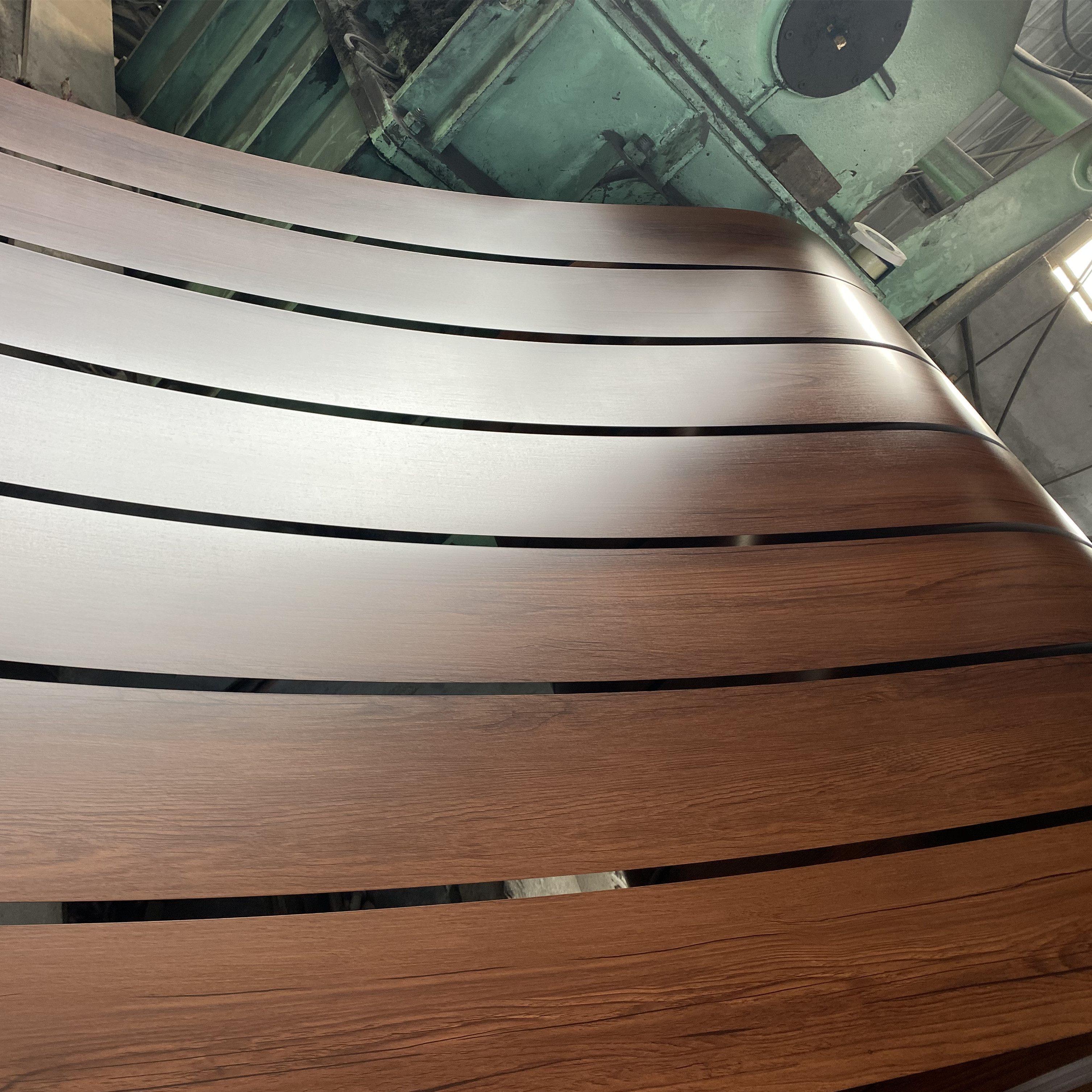 wood grain Aluminium facade panel