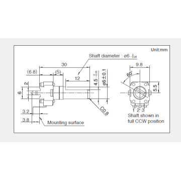 Rk09d series Rotary potentiometer