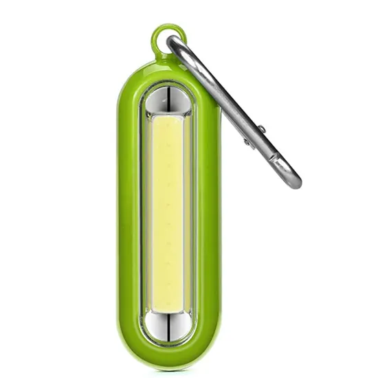Emergency Torch: Pocket COB LED Keychain Light with Carabiner