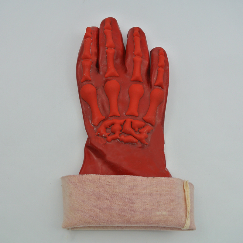 Neuer Stil PVC-Handschuh mit TPR