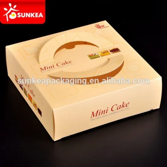 hot sale custom printed disposable cake paper containers