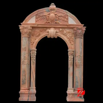 hand carved stone door frame