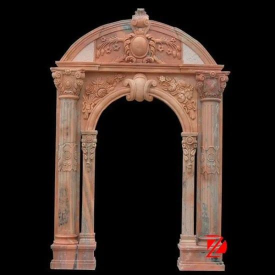 hand carved stone door frame