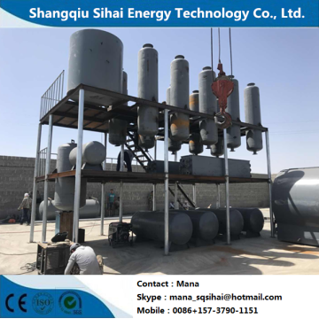 Distillation Machine to Diesel with Waste Engine Oil